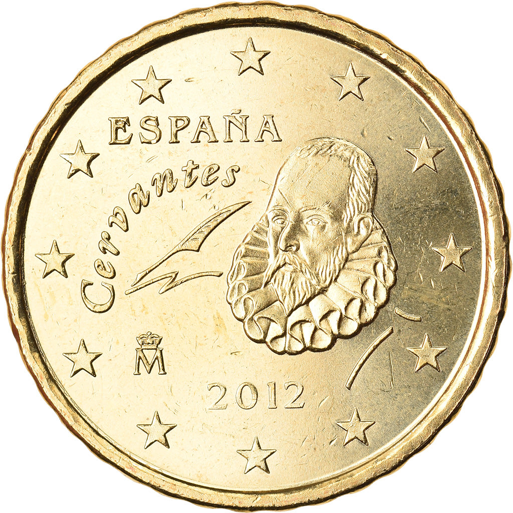 Spanje, 10 Euro Cent, 2012, UNC-, Tin, KM:1147