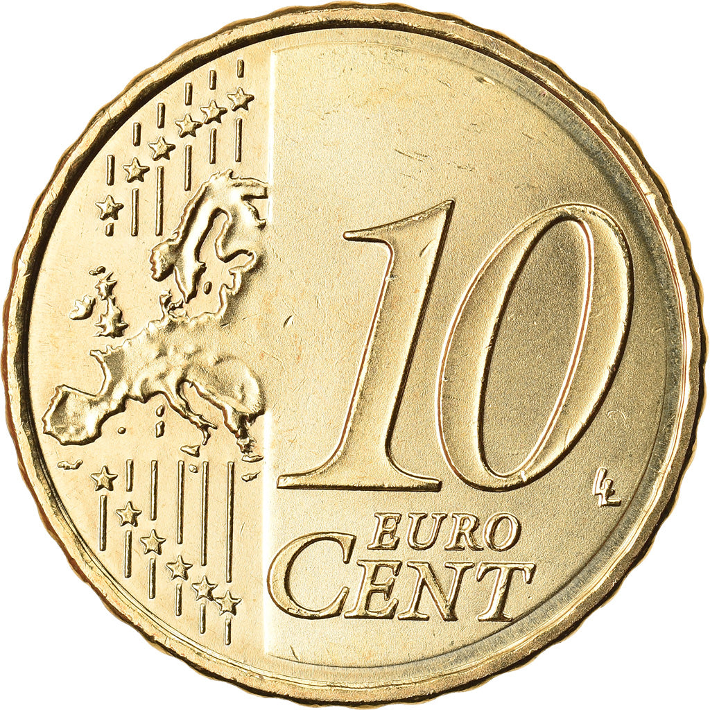 Spanje, 10 Euro Cent, 2012, UNC-, Tin, KM:1147