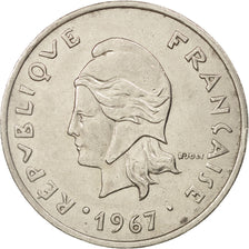 New Caledonia, 20 Francs, 1967, Paris, AU(50-53), Nickel, KM:6