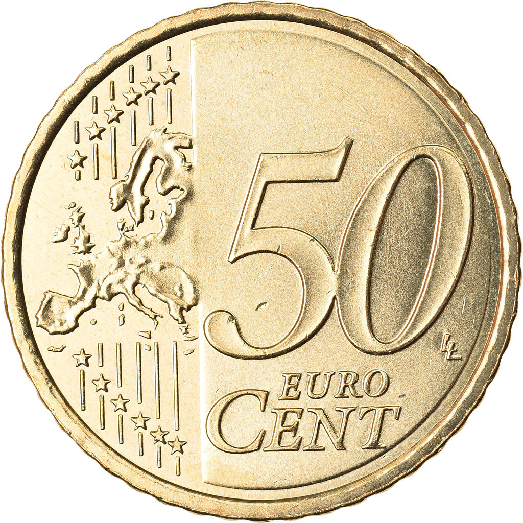 Hiszpania, 50 Euro Cent, 2013, Madrid, MS(63), Mosiądz, KM:1149