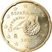 Hiszpania, 20 Euro Cent, 2013, Madrid, MS(63), Mosiądz, KM:1148