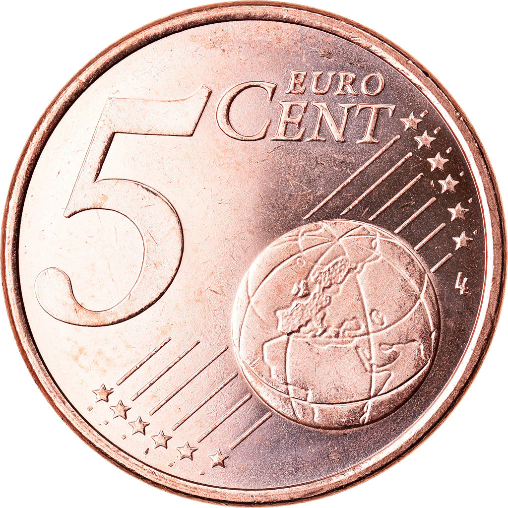 Spagna, 5 Euro Cent, 2013, SPL, Acciaio placcato rame, KM:1146