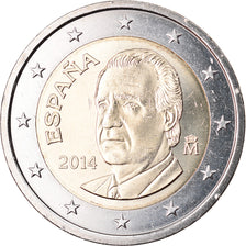 Spanien, 2 Euro, 2014, UNZ, Bi-Metallic