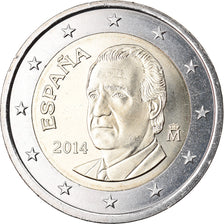 Spanien, 2 Euro, 2014, UNZ, Bi-Metallic