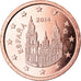 España, 2 Euro Cent, 2014, SC, Cobre chapado en acero