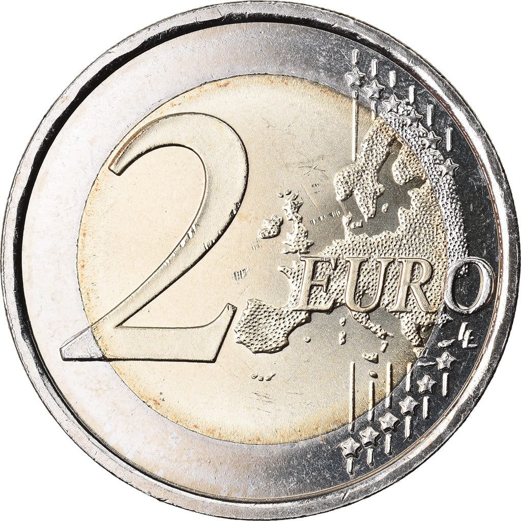 Spain, 2 Euro, 2015, MS(63), Bi-Metallic