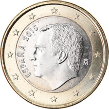 Espanha, Euro, 2015, MS(63), Bimetálico