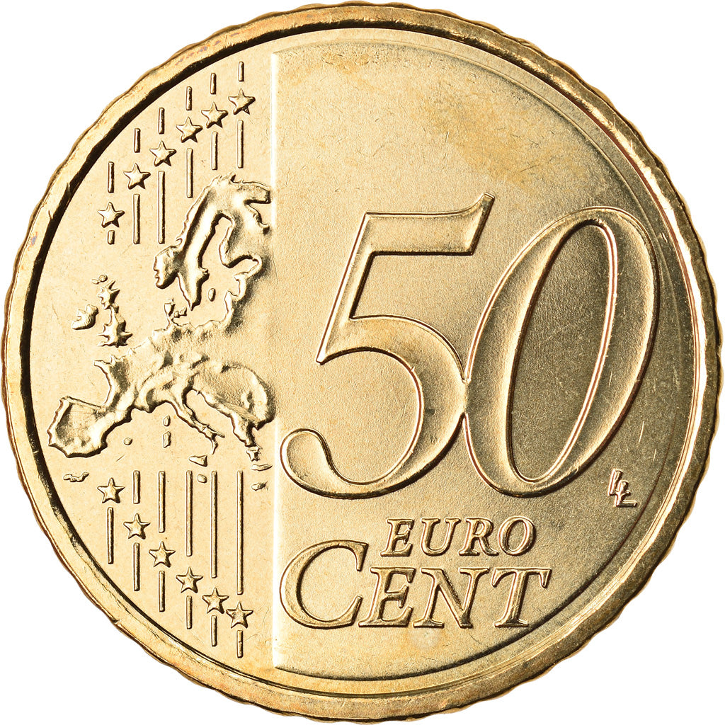 España, 50 Euro Cent, 2015, SC, Latón