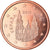 Spagna, 5 Euro Cent, 2015, SPL, Acciaio placcato rame