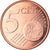España, 5 Euro Cent, 2015, SC, Cobre chapado en acero