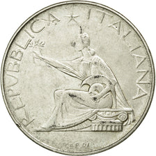 Coin, Italy, 500 Lire, 1961, Rome, AU(50-53), Silver, KM:99