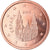 Spanien, 2 Euro Cent, 2015, UNZ, Copper Plated Steel