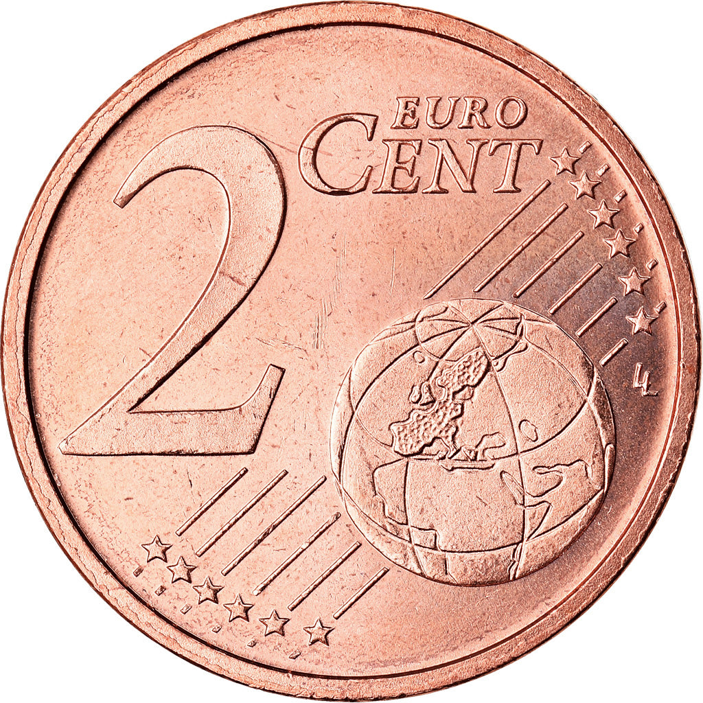 Hiszpania, 2 Euro Cent, 2015, MS(63), Miedź platerowana stalą