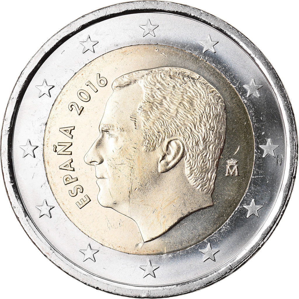 Spagna, 2 Euro, 2016, SPL, Bi-metallico