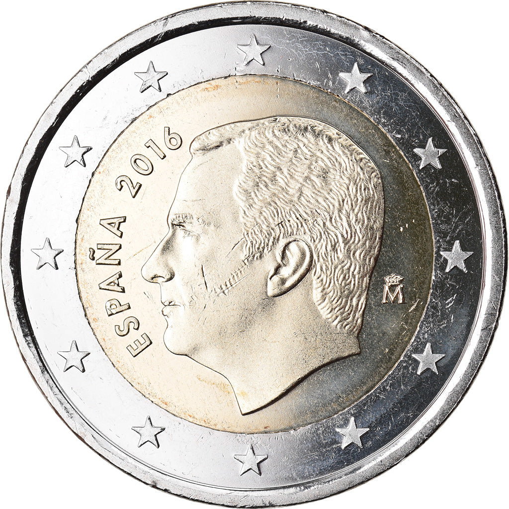 Spanien, 2 Euro, 2016, UNZ, Bi-Metallic