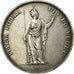 Italy, 5 Lire, 1848, Milan, Silver, EF(40-45), KM:22.1