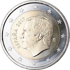 Spanje, 2 Euro, 2017, UNC-, Bi-Metallic