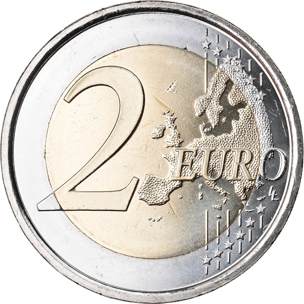 Spain, 2 Euro, 2010, MS(63), Bi-Metallic, KM:1151