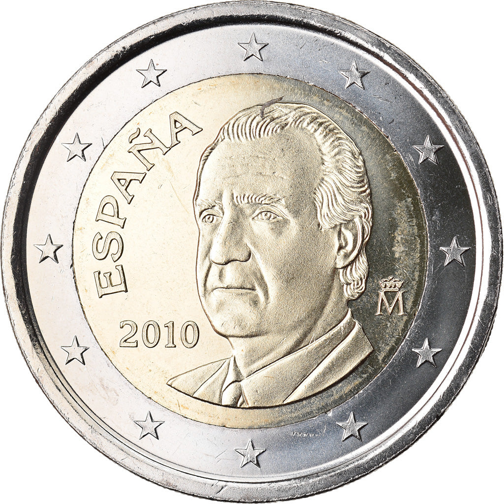Spain, 2 Euro, 2010, MS(63), Bi-Metallic, KM:1151