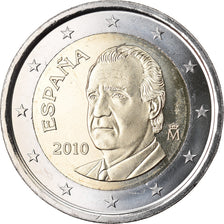 Spain, 2 Euro, 2010, MS(63), Bi-Metallic, KM:1151