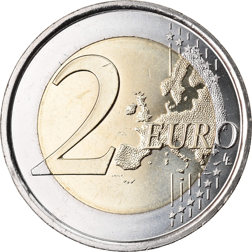 Spain, 2 Euro, 2010, MS(63), Bi-Metallic, KM:1151