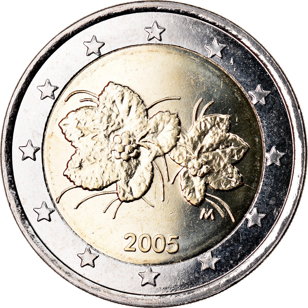 Finlandia, 2 Euro, 2005, SPL, Bi-metallico, KM:105