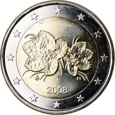 Finlandia, 2 Euro, 2008, SPL, Bi-metallico, KM:130