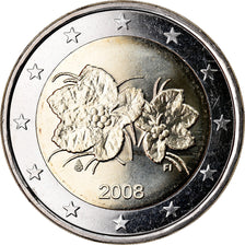 Finlandia, 2 Euro, 2008, SC, Bimetálico, KM:130