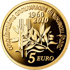 France, 5 Euro, 2010, BE, FDC, Or, KM:1674