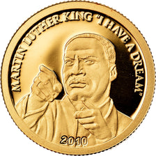 Coin, Cook Islands, Elizabeth II, Martin Luther King, 10 Dollars, 2010, CIT, BE