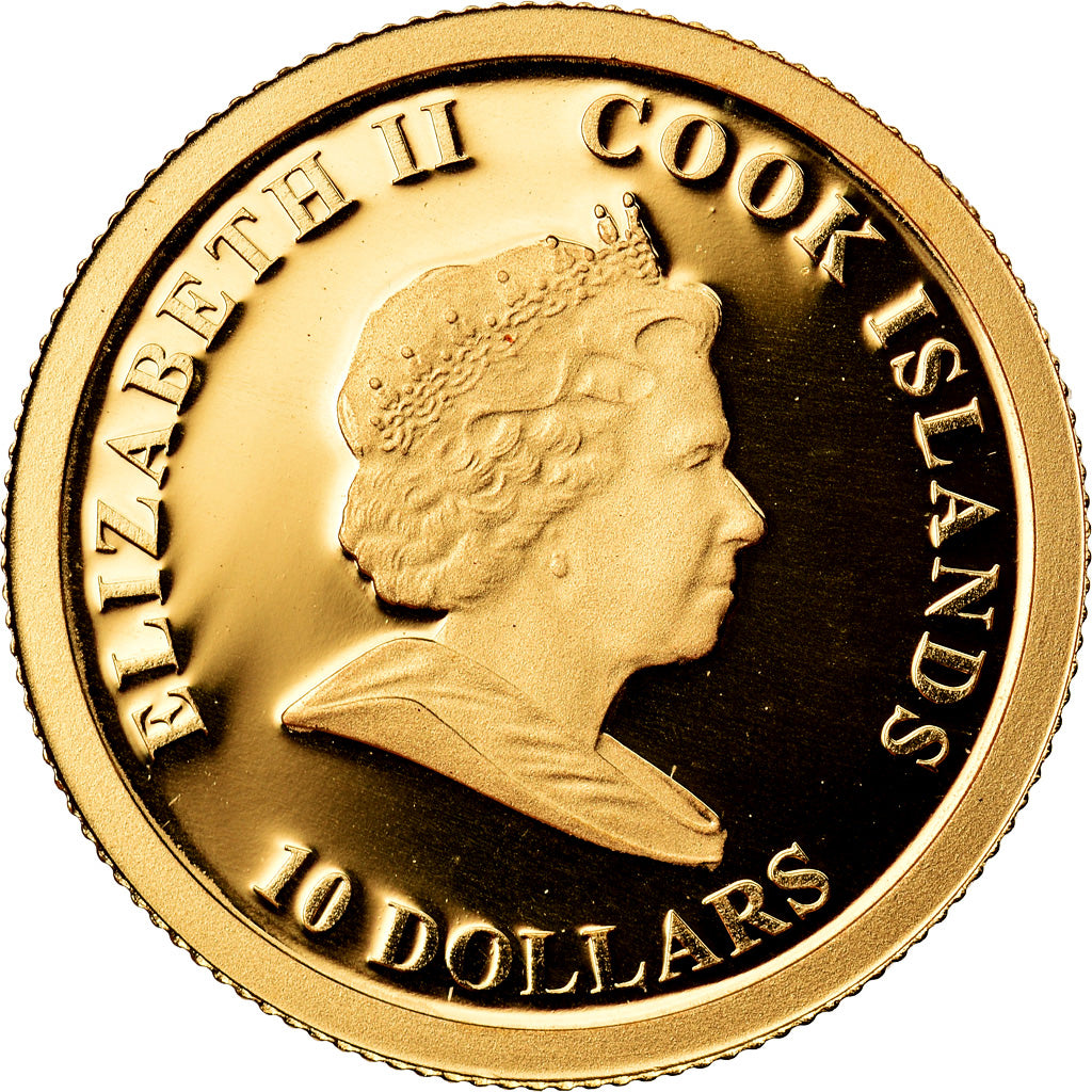 Coin, Cook Islands, Elizabeth II, Martin Luther King, 10 Dollars, 2010, CIT, BE