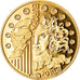 France, 5 Euro, Abbaye de Cluny, Europa, 2010, BE, MS(65-70), Gold
