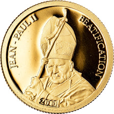 Coin, Benin, Jean-Paul II, 1500 Francs CFA, 2011, BE, MS(65-70), Gold