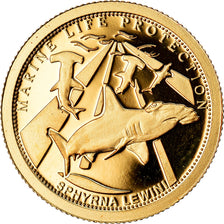 Coin, Palau, Le Requin- marteau, Dollar, 2010, CIT, BE, MS(65-70), Gold, KM:315