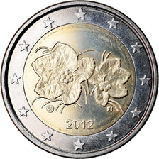Finlandia, 2 Euro, 2012, Vantaa, AU(50-53), Bimetaliczny, KM:130