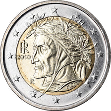 Italy, 2 Euro, 2010, MS(63), Bi-Metallic, KM:251