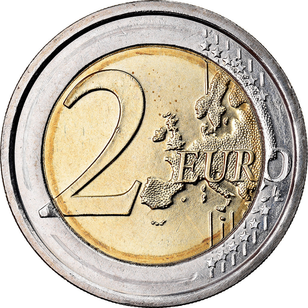 Italy, 2 Euro, 2010, MS(63), Bi-Metallic, KM:251