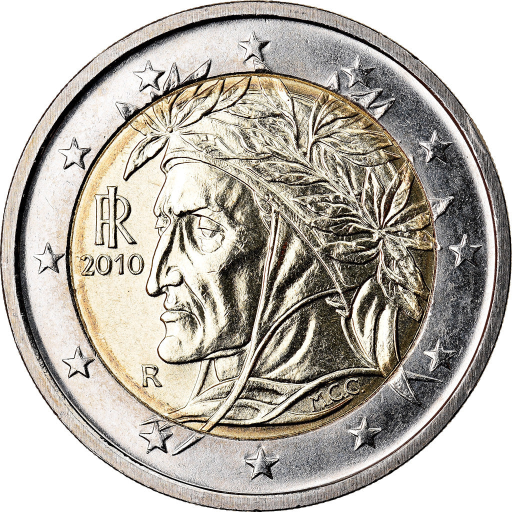 Italia, 2 Euro, 2010, SPL, Bi-metallico, KM:251