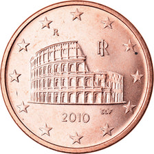 Italie, 5 Euro Cent, 2010, SPL, Copper Plated Steel, KM:212