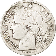 France, Cérès, 2 Francs, 1872, Bordeaux, TB, Argent, KM:817.2, Gadoury:527