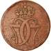 Moeda, Dinamarca, Christian VII, Skilling, 1771, Copenhagen, EF(40-45), Cobre