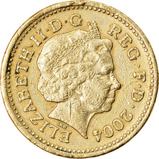 Coin, Great Britain, Elizabeth II, Pound, 2004, British Royal Mint, EF(40-45)