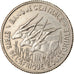Coin, EQUATORIAL AFRICAN STATES, 100 Francs, 1966, Paris, EF(40-45), Nickel