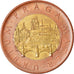 Coin, Czech Republic, 50 Korun, 2008, EF(40-45), Bi-Metallic, KM:1