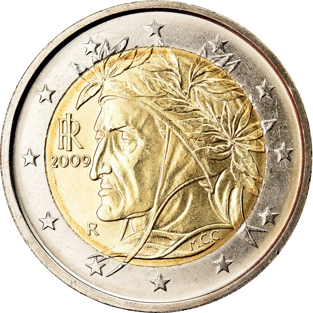 Italy, 2 Euro, 2009, MS(63), Bi-Metallic, KM:251
