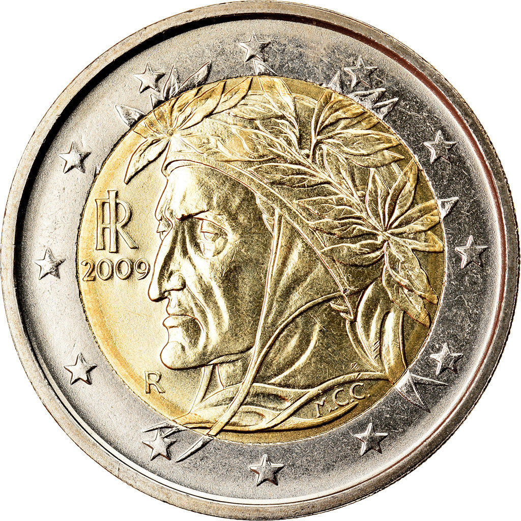 Italy, 2 Euro, 2009, MS(63), Bi-Metallic, KM:251