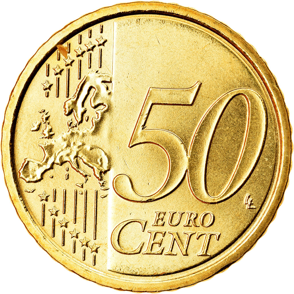Italien, 50 Euro Cent, 2009, UNZ, Messing, KM:249