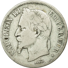 Munten, Frankrijk, Napoleon III, Napoléon III, 2 Francs, 1866, Strasbourg, FR