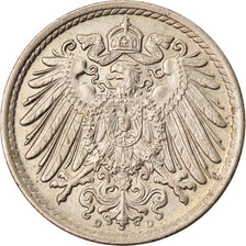 Moneta, GERMANIA - IMPERO, Wilhelm II, 5 Pfennig, 1915, Munich, BB+