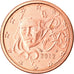 Frankreich, 2 Euro Cent, 2012, SS, Copper Plated Steel, Gadoury:2, KM:1283